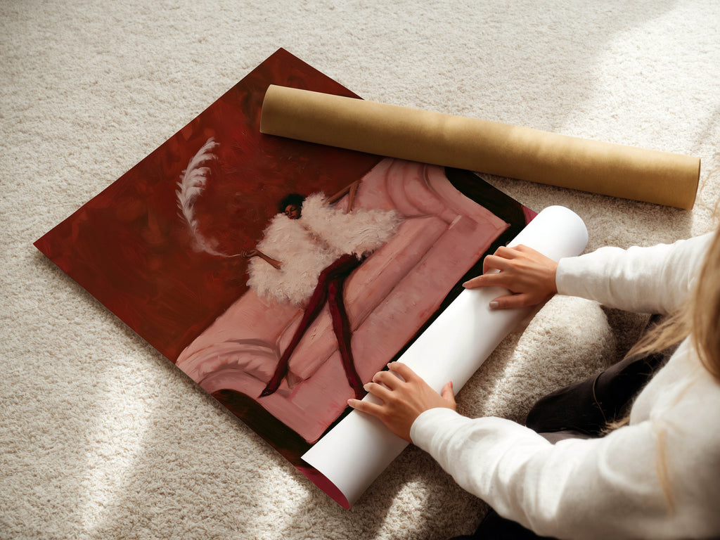 Plume & Velvet Print