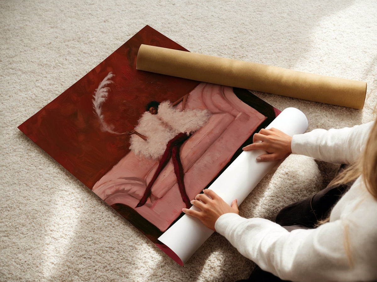 Plume & Velvet Print