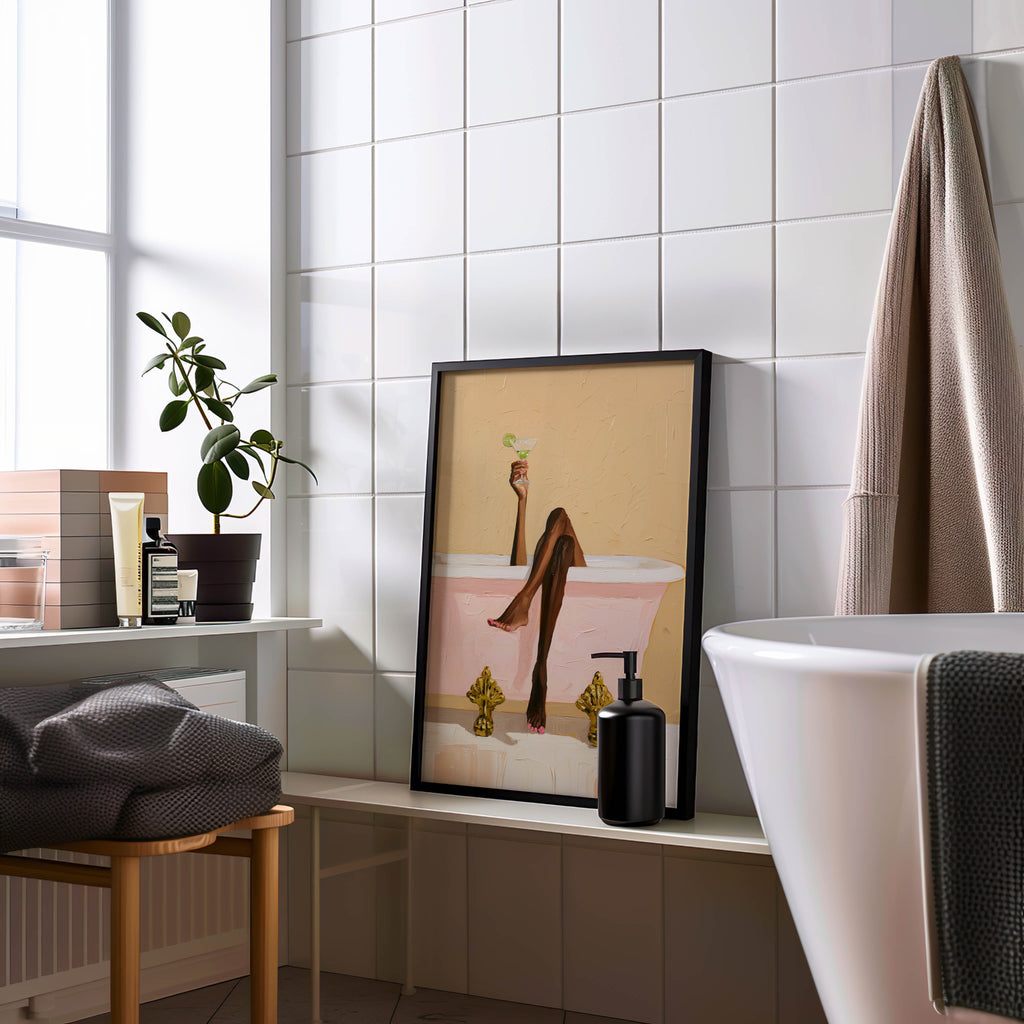 Margarita Bath Print