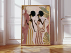 Sisters in Gold Print