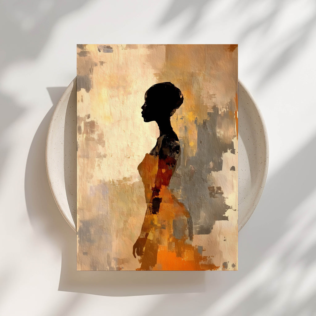 Profile in Amber Print