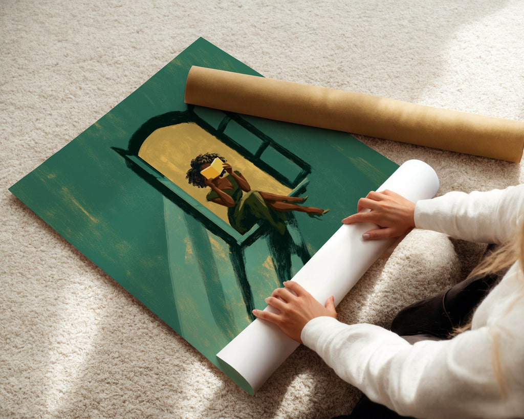 Golden Page Print