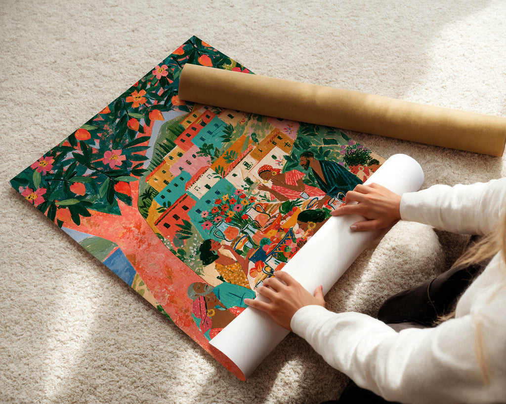 Orange Grove Feast Print