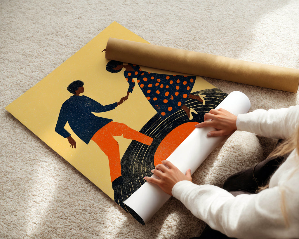 Record Dance Print