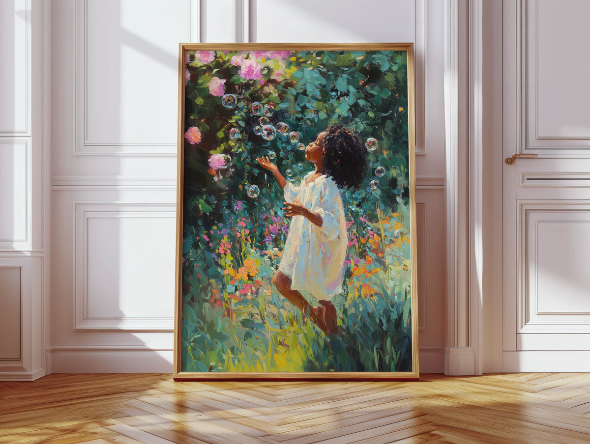 Garden Bubbles Print