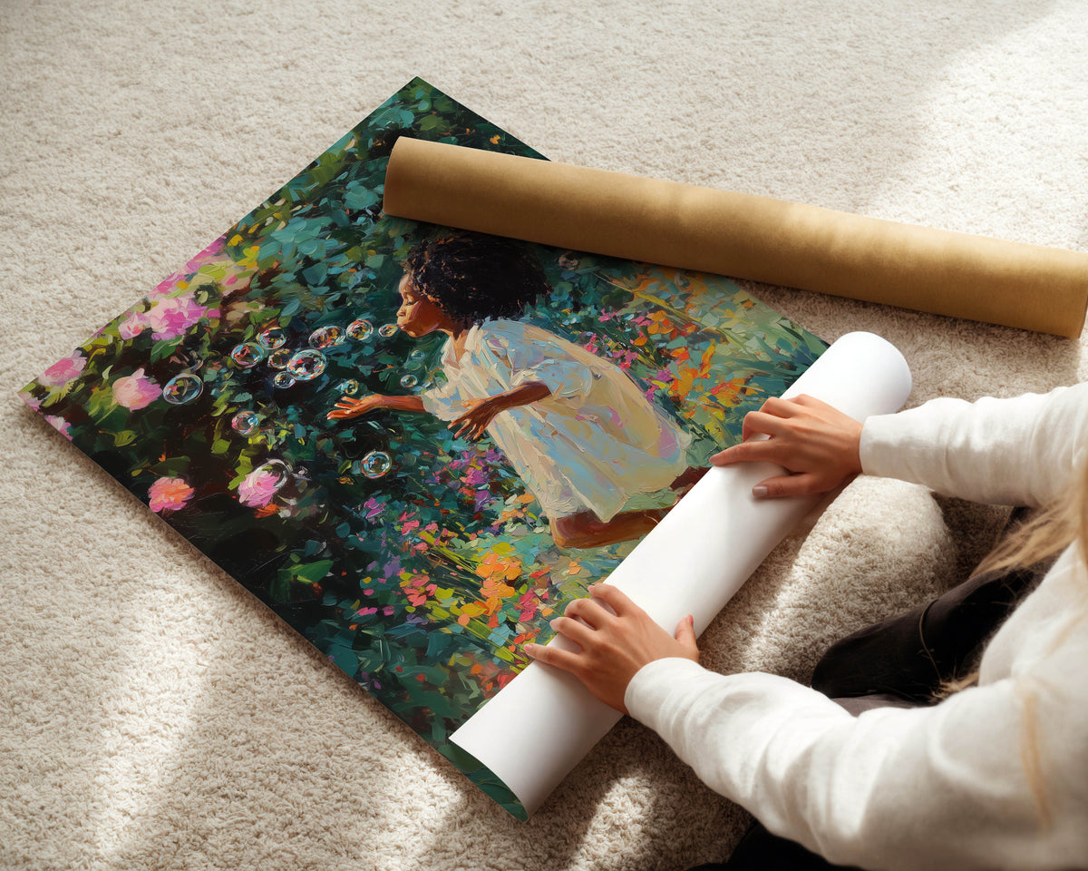 Garden Bubbles Print