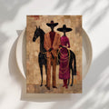 Cowboy Couple Print