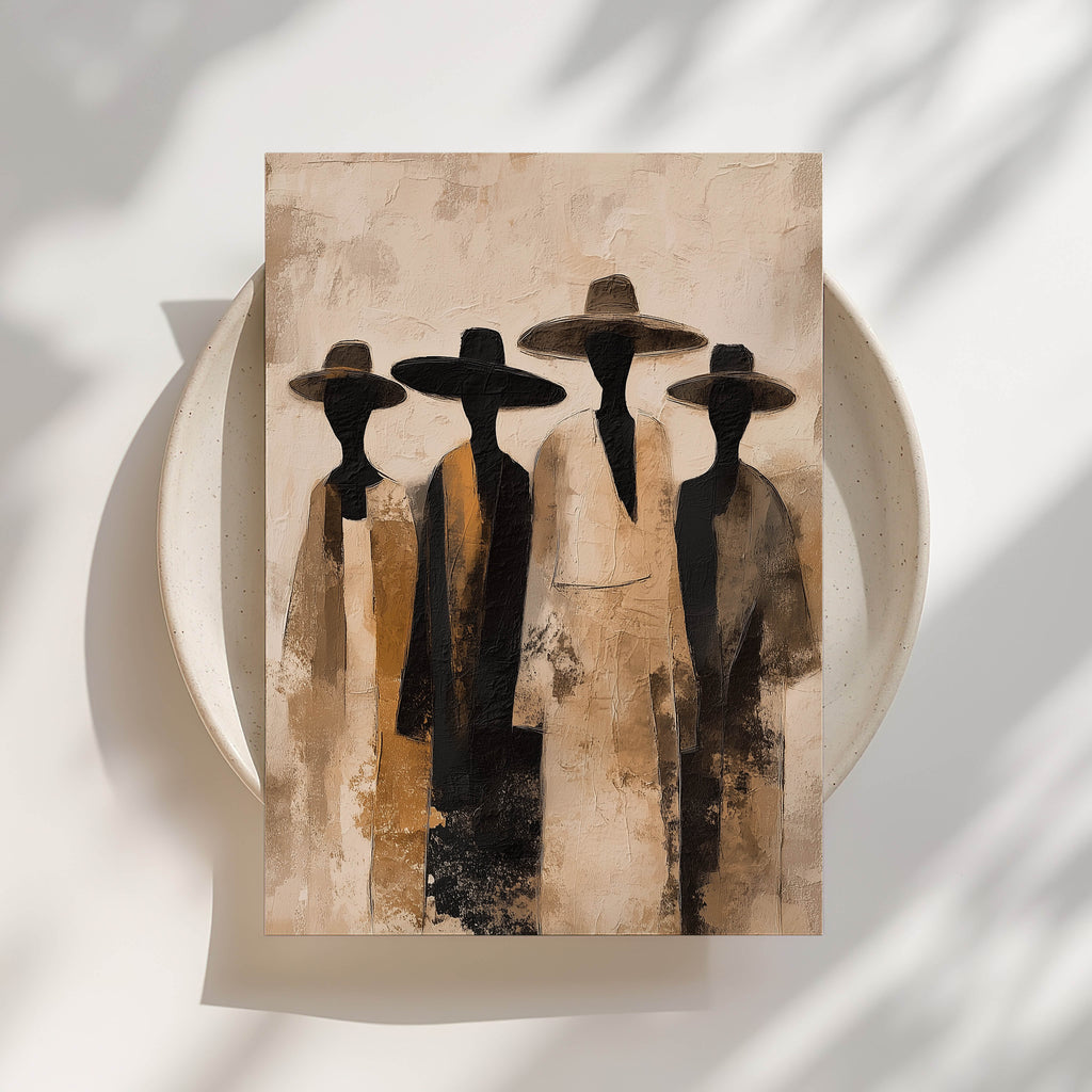 Standing Figures Print