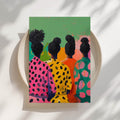 Color Block Sisters Print