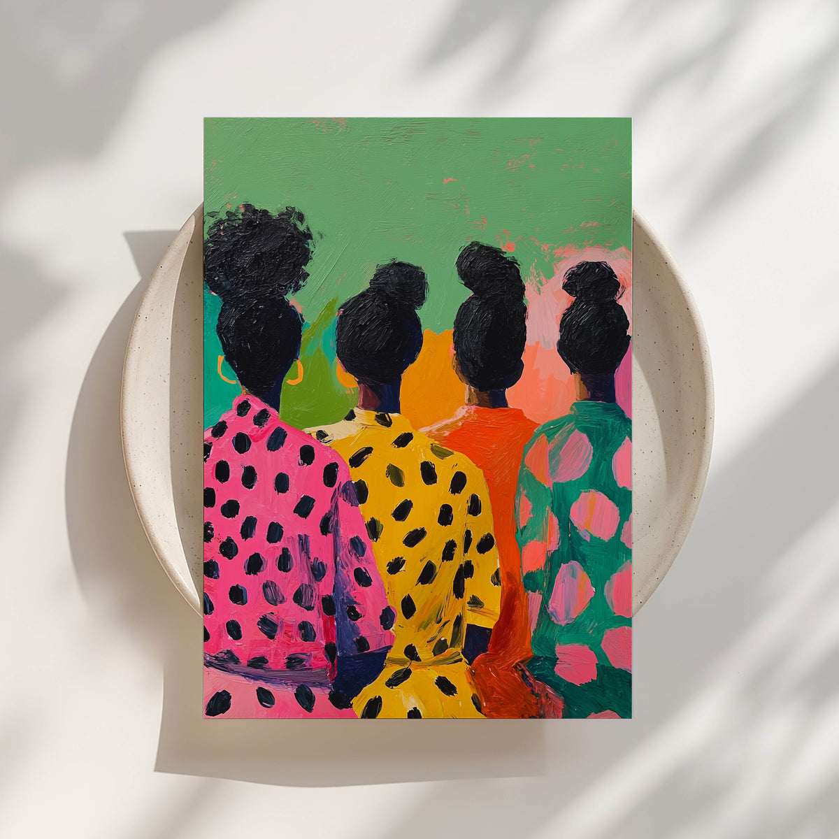 Color Block Sisters Print