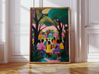 Black Community Table Print