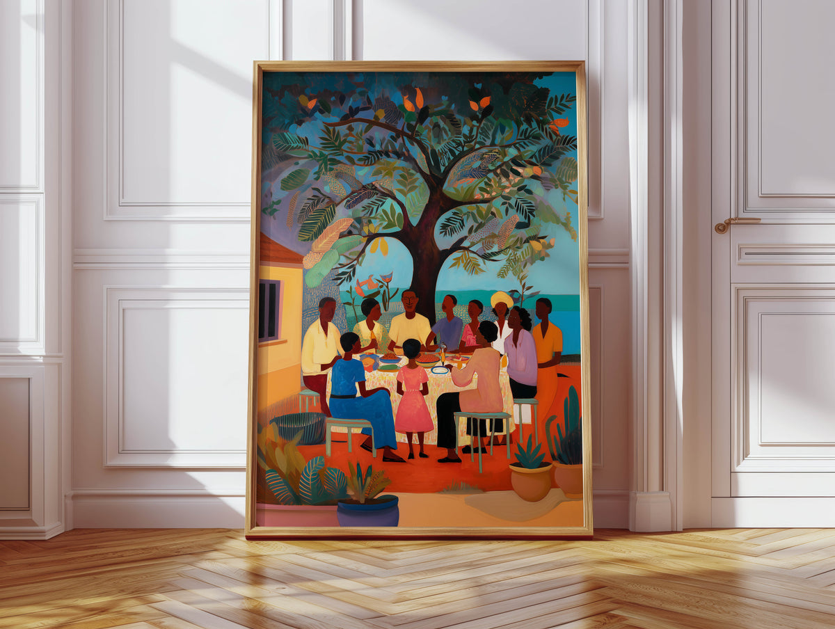Table Under the Tree Print