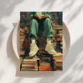 Book Mountain Print