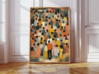 The Black People Crowd Print