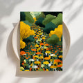 Umbrella Grove Print
