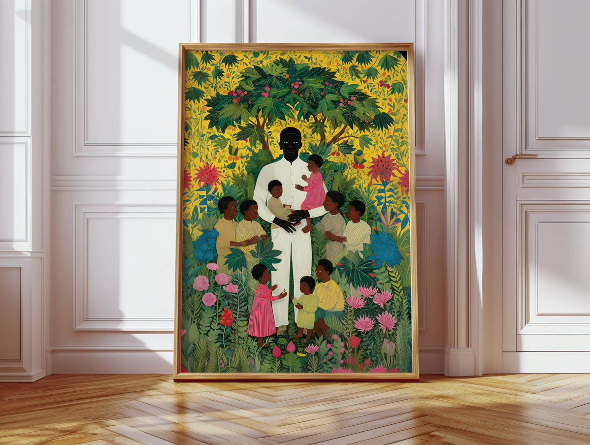 Black Family Print