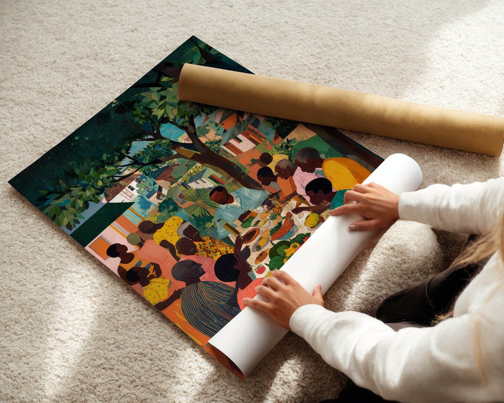 Black Community Feast Print