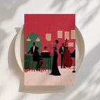Red Room Jazz Print