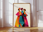 Geometric Sisters Print
