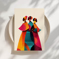 Geometric Sisters Print