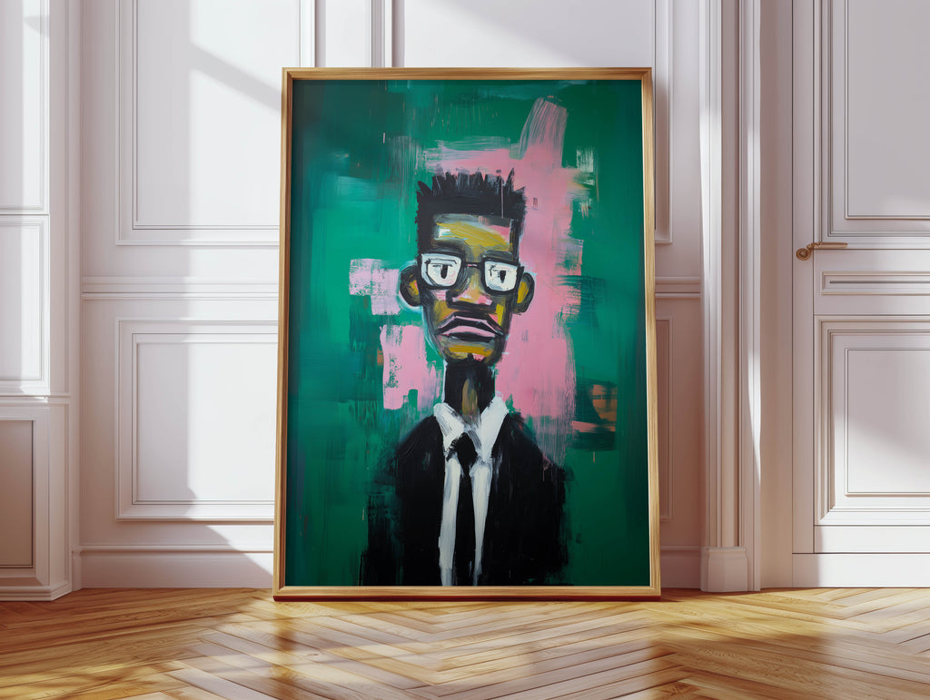 The Suit - Black Man Portrait Print