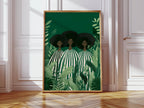 Jungle Sisters - Afrocentric Art Print