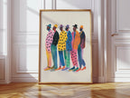 The Gents - Black Men Art Print