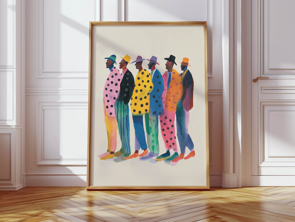 The Gents - Black Men Art Print