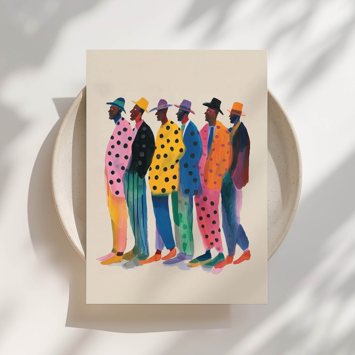The Gents - Black Men Art Print