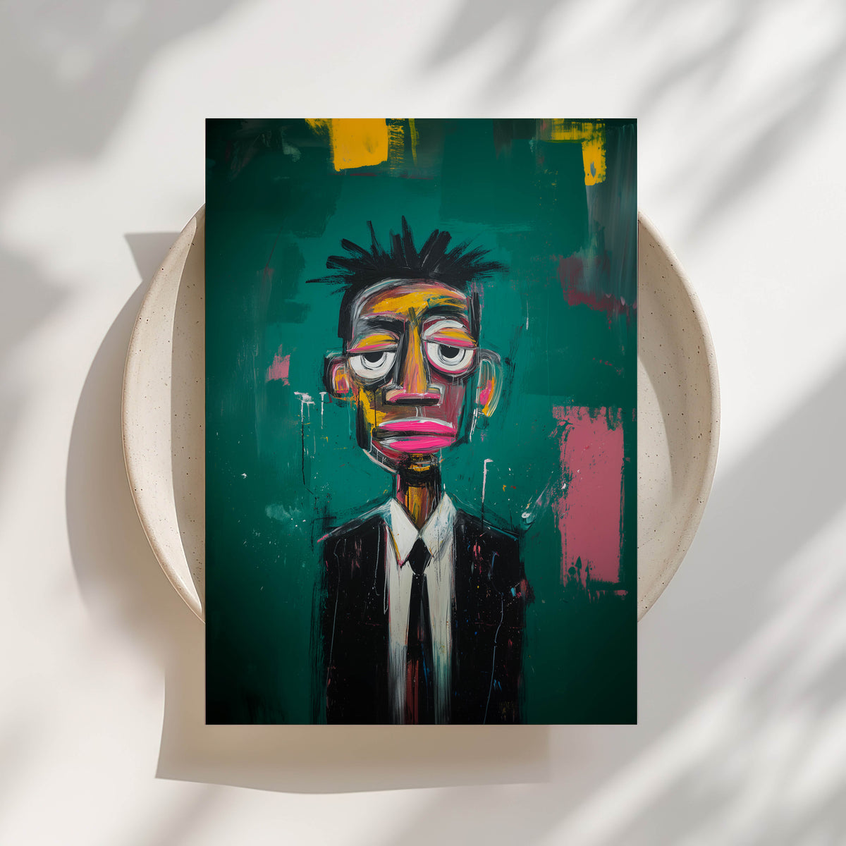 Mr. Teal - Black Man Portrait Art Print