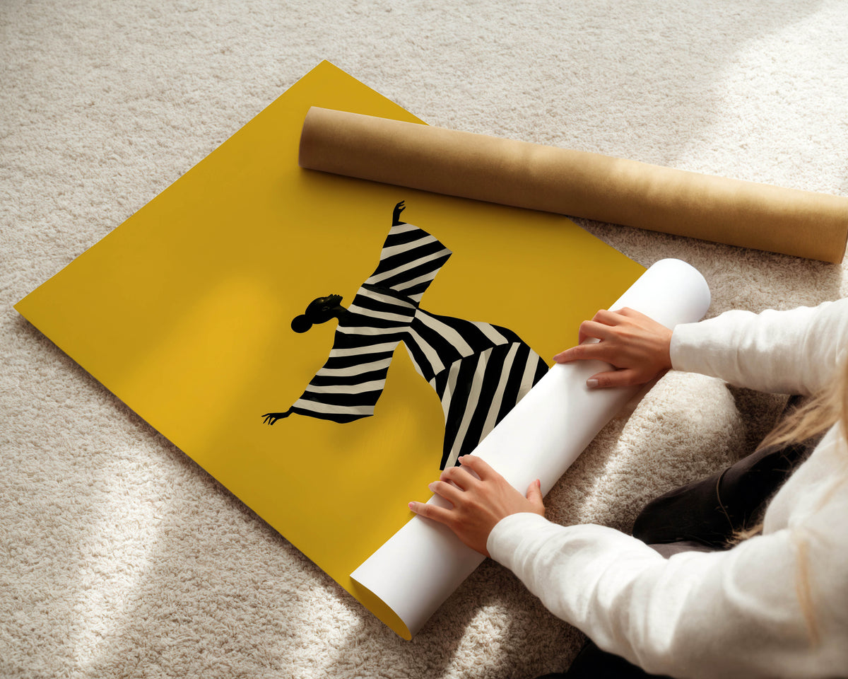 Stripes in Motion Print