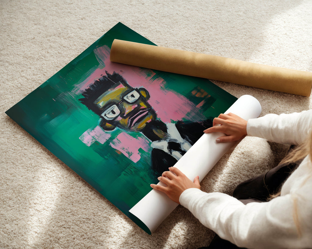 The Suit - Black Man Portrait Print