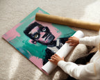 Mr. Green - Bold Black Portrait Print