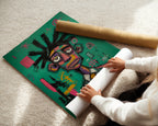 Static - Afrocentric Neo-Expressionist Art Print