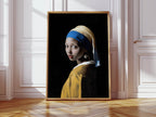 The Pearl Earring - Black Girl Portrait Print