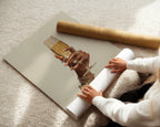 Champagne Toast - Black Woman Art Print