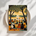 Golden Park - Black Community Art Print