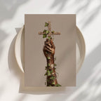 Faith & Ivy - Black Faith-Based Art Print