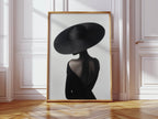 Shadow Portrait - Minimalist Fashion Art Print