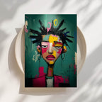 Untold - Black Woman Neo-Expressionist Art Print