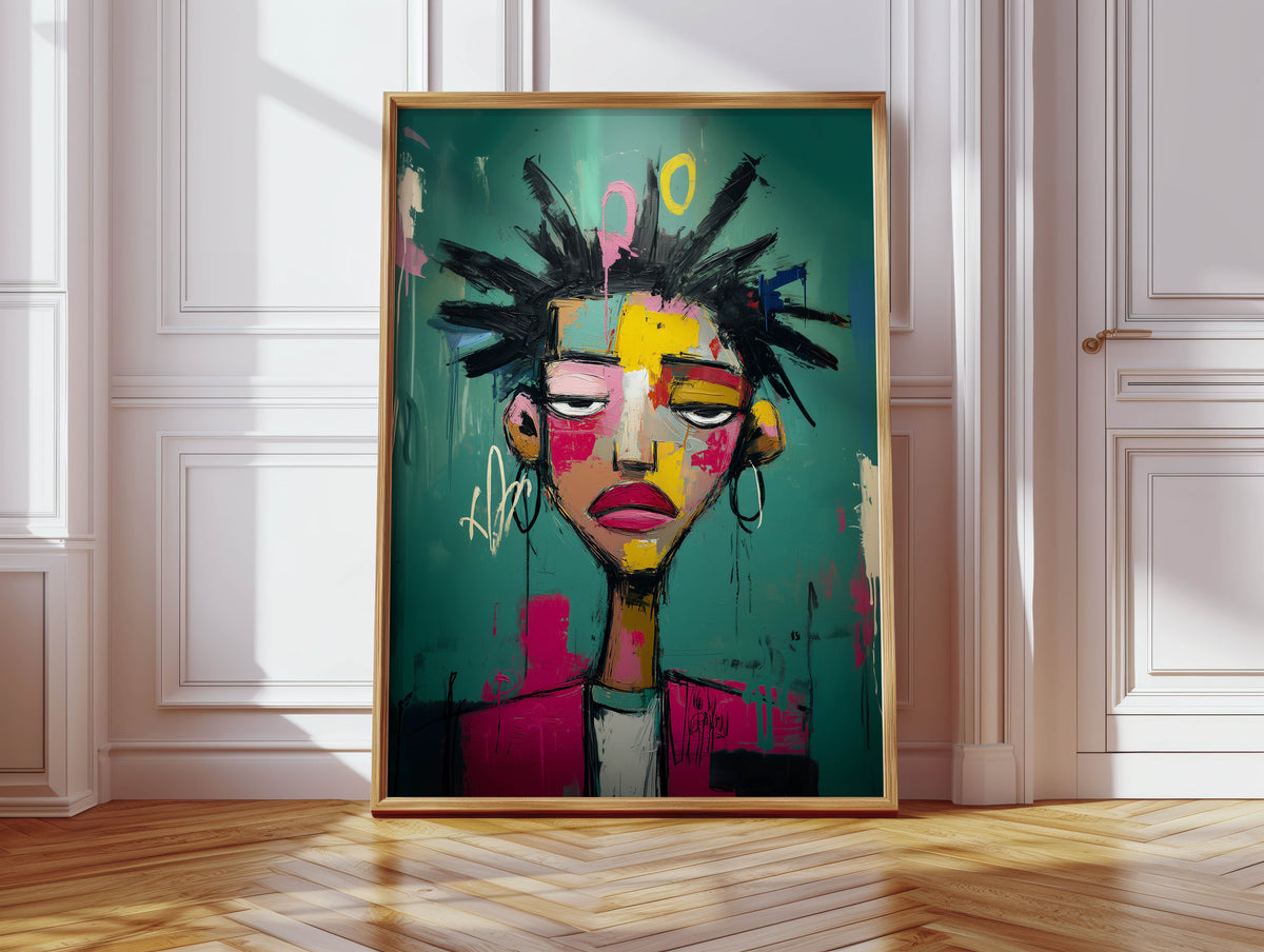 Untold - Black Woman Neo-Expressionist Art Print