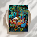 Under the Tree - Black Family Feast Art Print