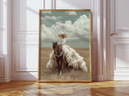 The Rider III - Black Equestrian Wall Art