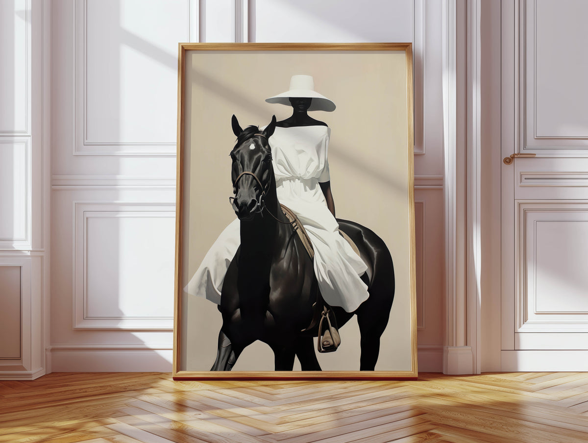 Black Rider Art Print