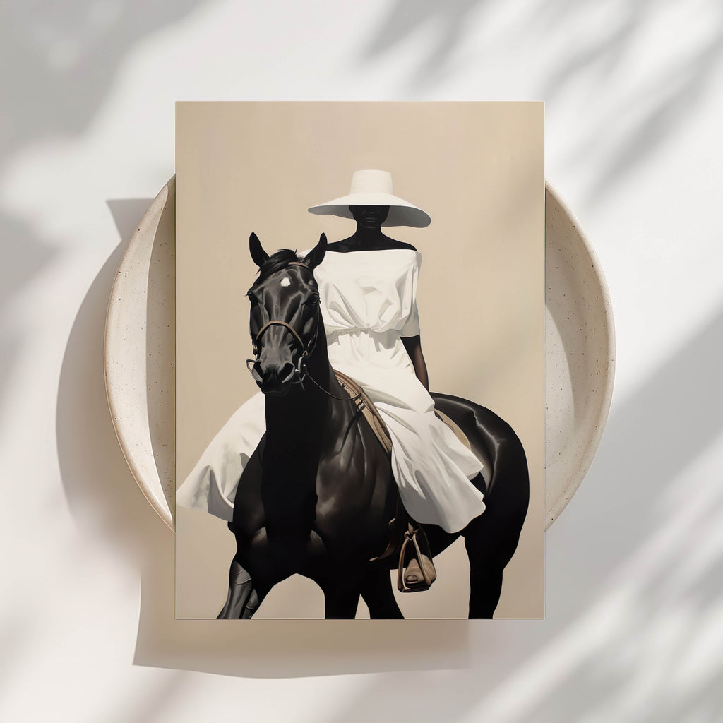 Black Rider Art Print