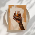 Black Hand Whiskey Print