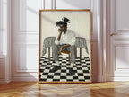 Black Man, Seated Print