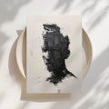 Abstract Profile Study Print