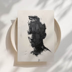 Abstract Profile Study Print