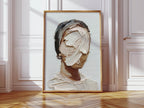 Painted Face, Abstract Print
